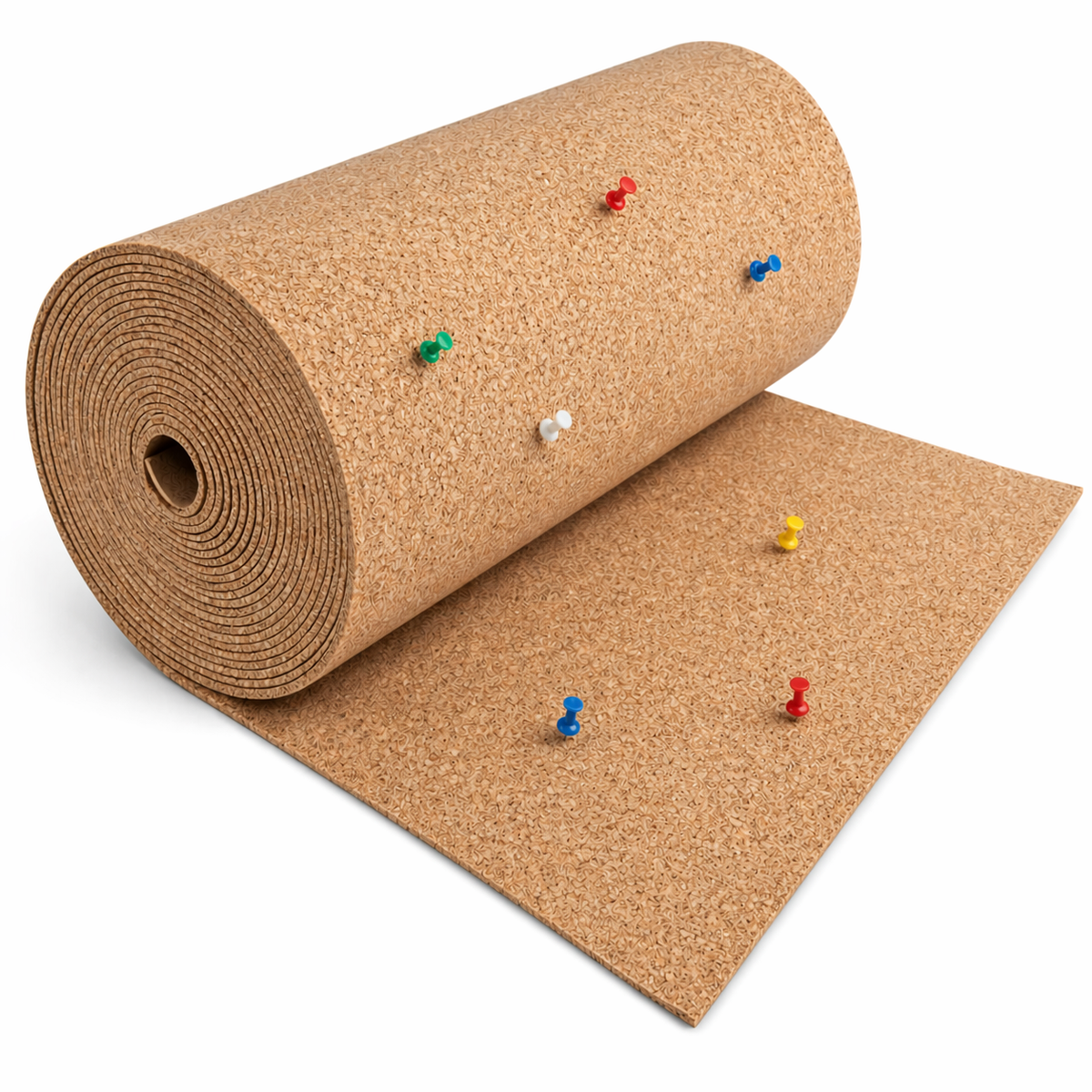 Kurk24 Prikwandkurk voordeelrol - 10mm dik - 100cm breed - 10m lang