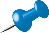 Kurk24 Push pins - Blauw - 100 stuks