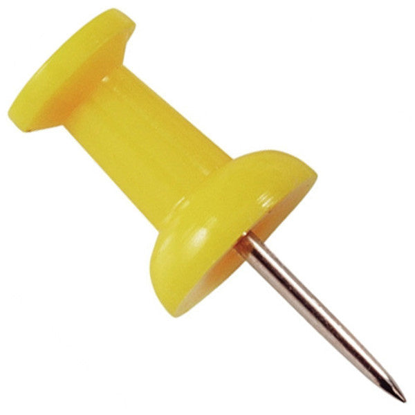 Kurk24 Push pins - Geel - 100 stuks