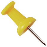 Kurk24 Push pins - Geel - 100 stuks
