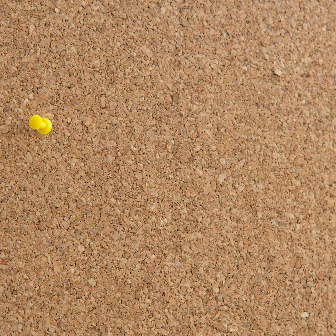 Kurk24 Push pins - Geel - 100 stuks