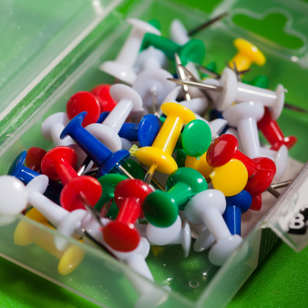 Kurk24 Push Pins – Gekleurd – 40 Stuks