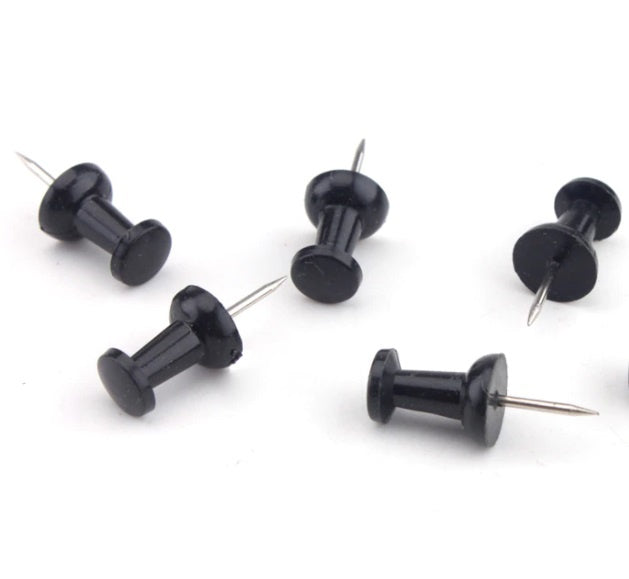 Kurk24 Push pins - Zwart  - 50 stuks