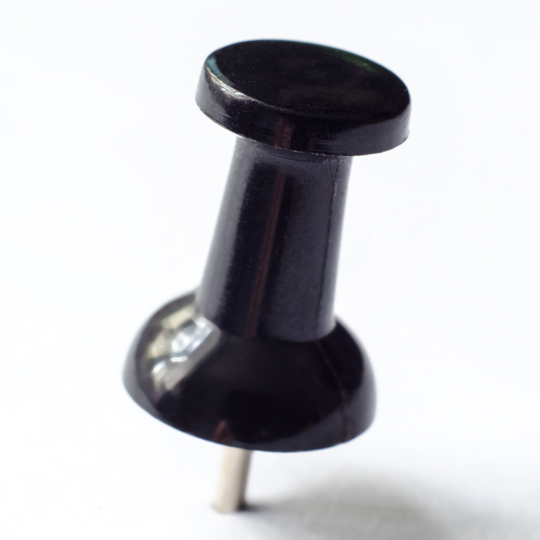 Kurk24 Push pins - Zwart  - 50 stuks