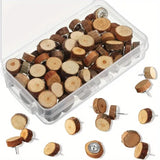 Kurk24 Pushpins - Boomstammetjes - 40 stuks