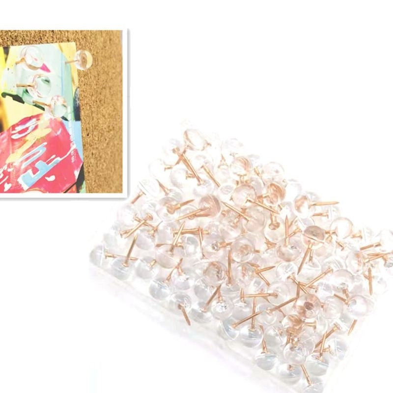 Kurk24 Reißzwecken Rosé Gold – 100 Stück