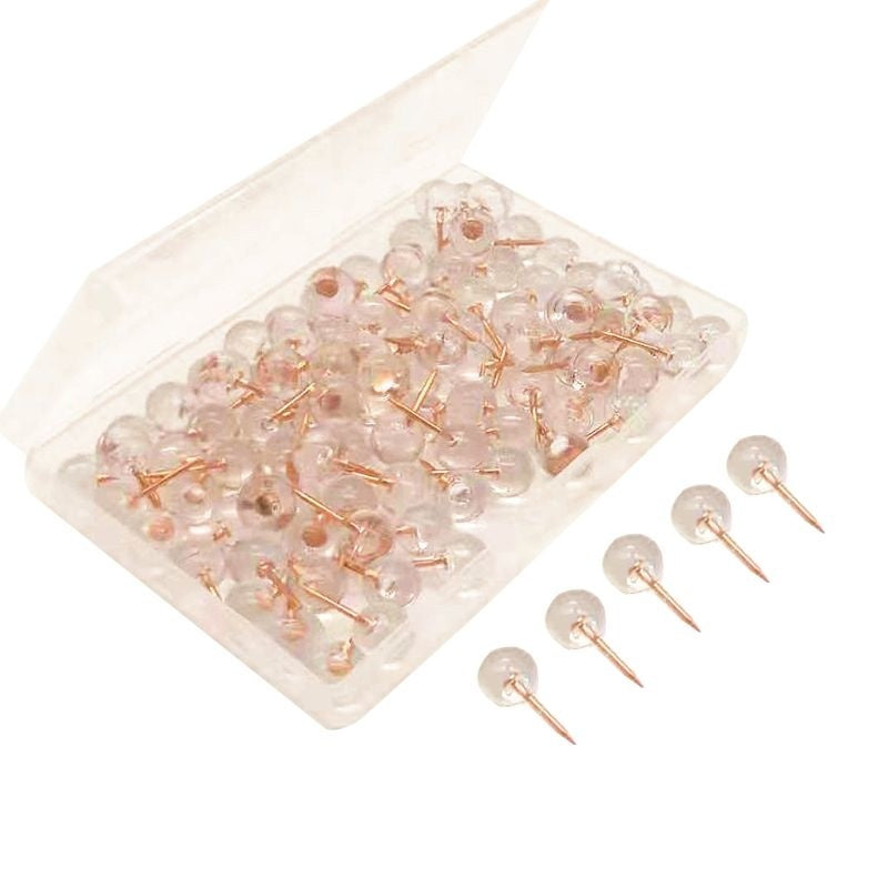 Kurk24 Reißzwecken Rosé Gold – 100 Stück