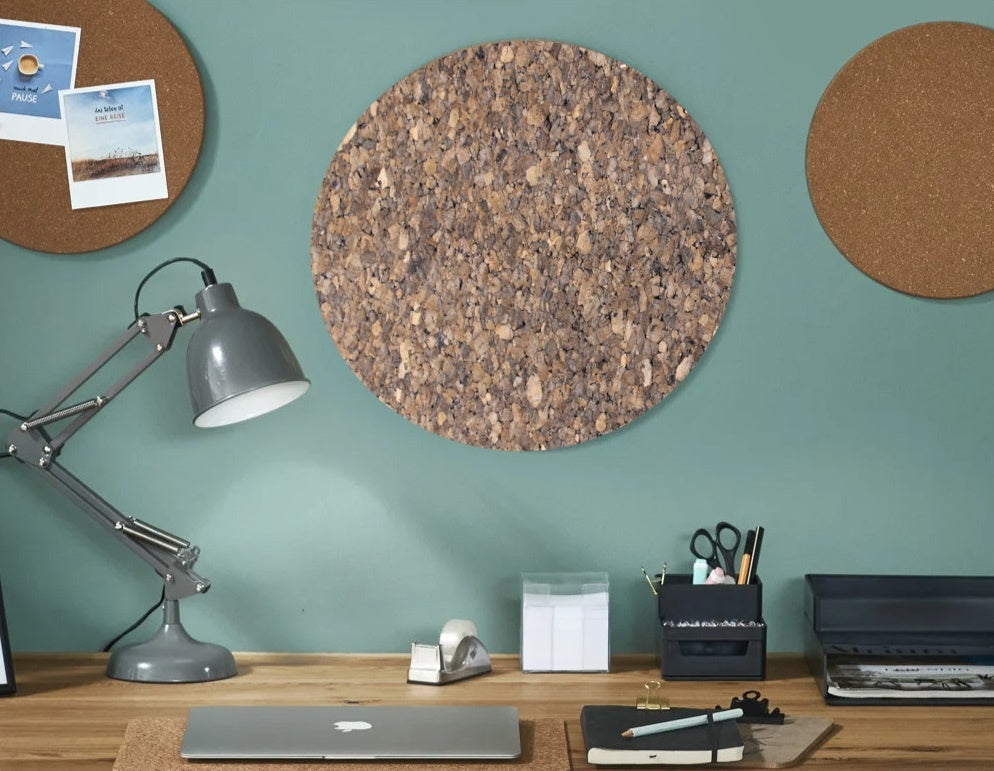 Kurk24 Rond Prikbord Design - Country Dark - 40 cm