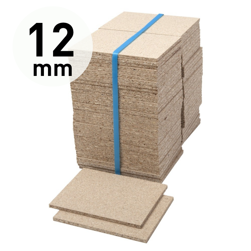 Kurk24 Spaanplaat 12mm broodjes 30 x 15 cm - 4,5m2