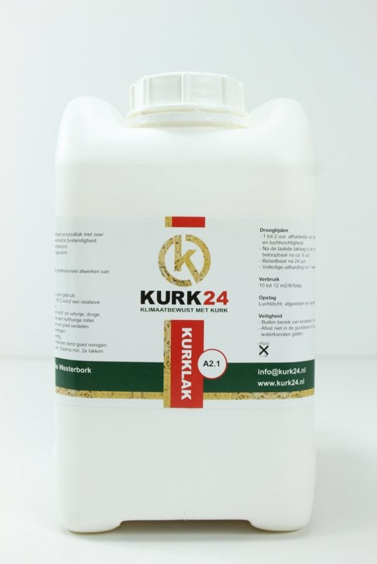 Vloerkurk lak - zijdeglans - 5L 17,5m2