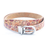 Kurk24 Vrouwen riem - Bloemen - 105 cm - Rood/Oranje