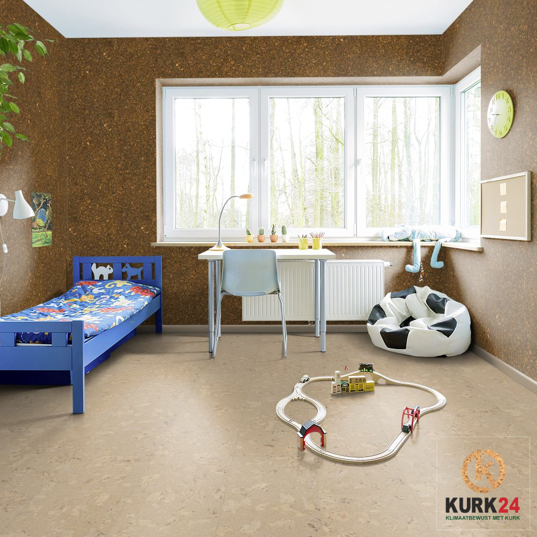 Kurk24 Wandkurk 'Mocha' GEWAXT - 60 x 30 cm - 3mm dik - per m²