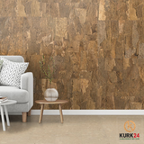 Kurk24 Wandkurk plaat - Cork Forest Back - 60 x 90 cm
