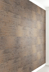 Kurk24 Wandkurk Steenstrips ''  Loft Rust Brown '' - per m²
