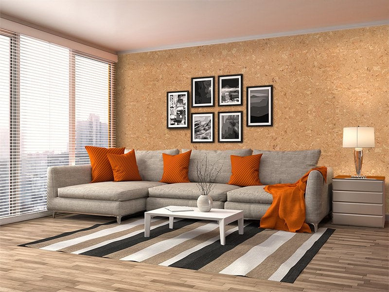 Kurk24 Wandkurk tegel - Orion Premium - 60 x 30 cm - 5mm dik - GEWAXT - PER M2