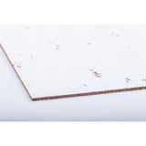 Kurk24 Wandkurk tegel - Sneeuw wit - 60 x 30 cm - 3mm dik - PER M2