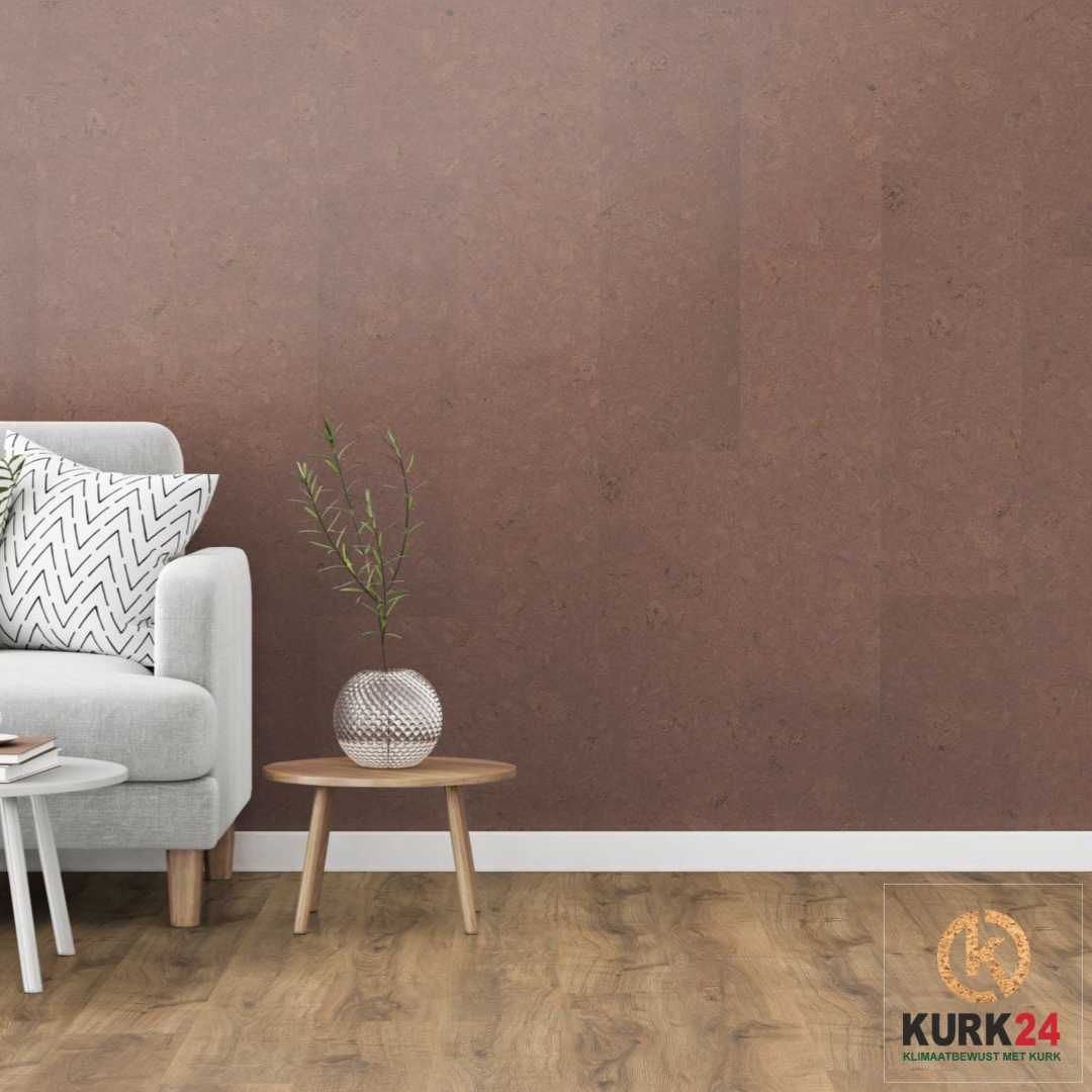 Kurk24 Wandkurk 'Tulip' - 90 x 30 cm - 4mm dik - per m²