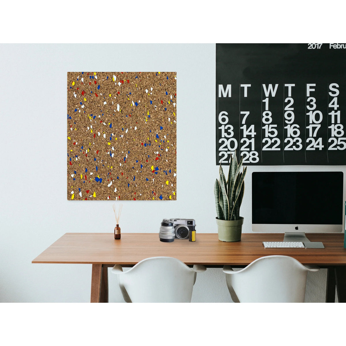 Kurk24 Wandpaneel Kurk "Multicolor" 120x90 cm