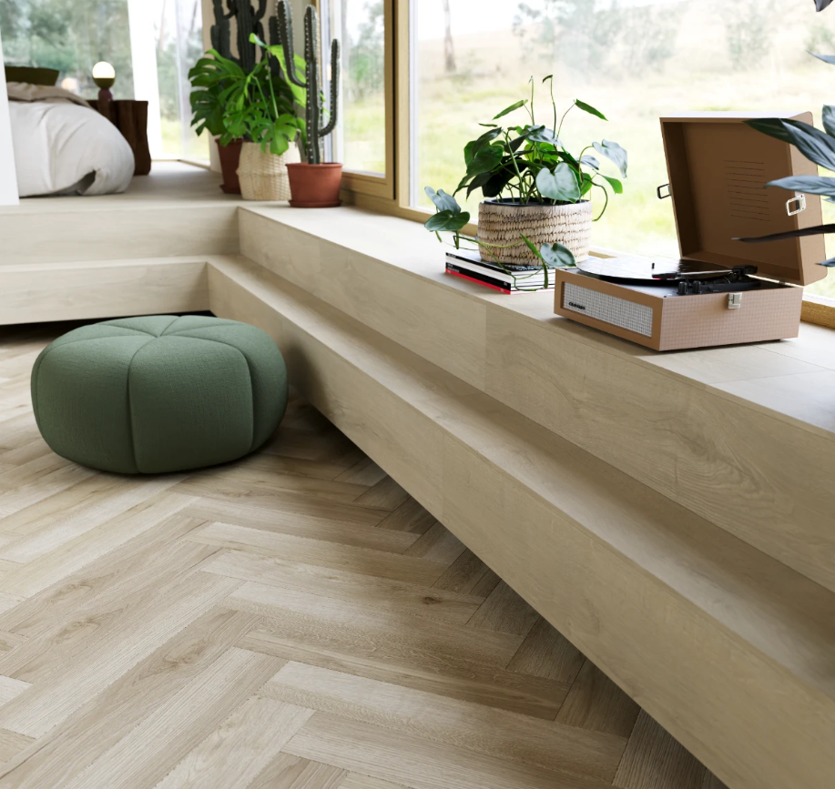 Saffier Saffier Promenade Visgraat - POPLAR - per m²